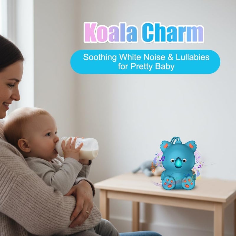 Junificent Baby White Noise Machine with Bluetooth Speaker & Timer | Portable Infant Sleep Aid, Sleeping Music Soothing Sounds for Nursery, Travel, Crib & On-The-Go - Image 4